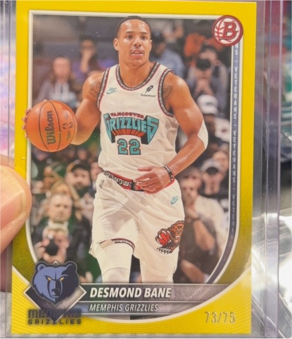 2025-26 Bowman #138 Desmond Bane — front