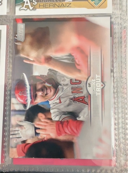 2020 Topps Update #US-1 Mike Trout — front