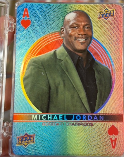 2022 Upper Deck Goodwin Champions #ACE-HEARTS Michael Jordan — front