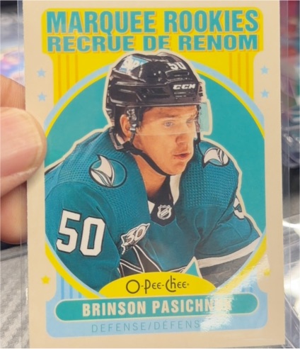 2021-22 O-Pee-Chee #649 Brinson Pasichnuk Marquee Rookies Retro — front