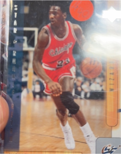 1997-98 Upper Deck #AT2 Michael Jordan Jordan Air Time HOF Chicago Bulls NBA — front