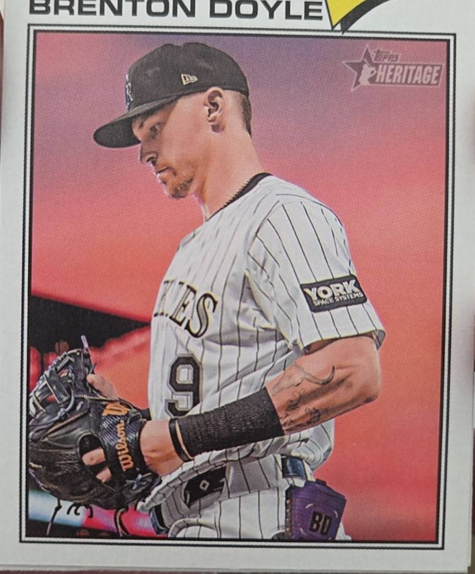 2026 Topps Heritage #355 Brenton Doyle — front