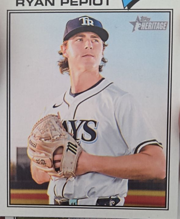 2026 Topps Heritage #34 Ryan Pepiot — front