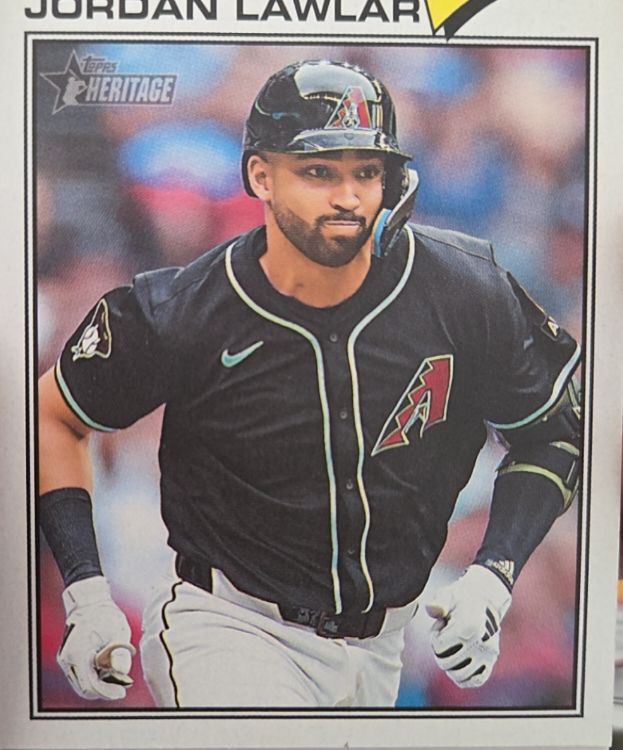 2026 Topps Heritage #172 Jordan Lawlar — front