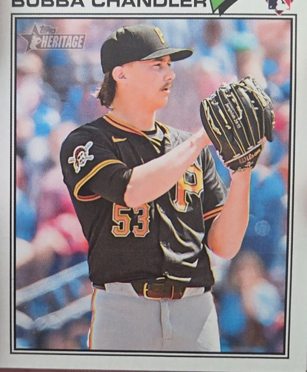 2026 Topps Heritage #265 Bubba Chandler — front