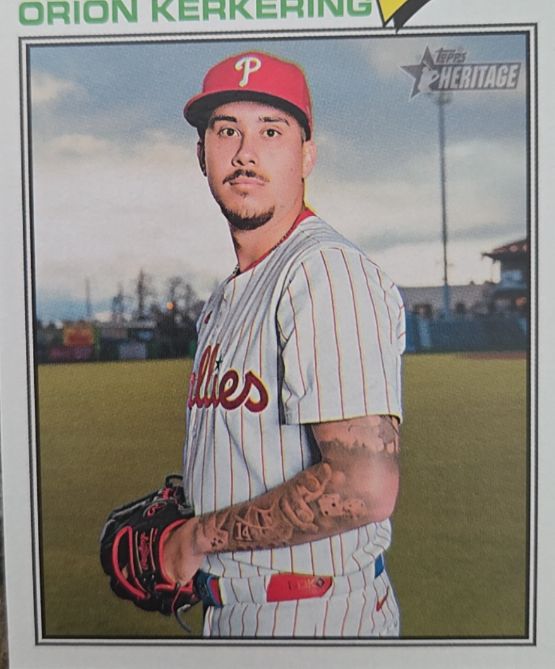 2026 Topps Heritage #300 Orion Kerkering — front