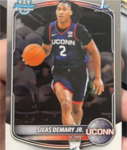2025-26 Topps Bowman Chrome University #BCP-20 Silas Demary Jr. — front