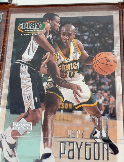 2001-02 Upper Deck Playmakers Limited #88 Gary Payton — front