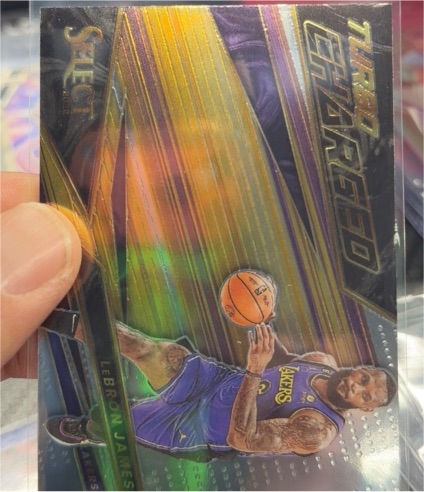 2022-23 Panini Select Turbo Charged #3 LeBron James — front