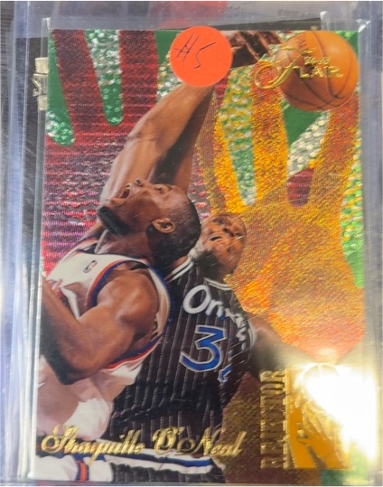 1994 Flair #5 Shaquille O'Neal Rejectors — front