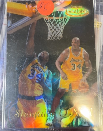 1998-99 Topps Gold Label #GL2 Shaquille O'Neal — front