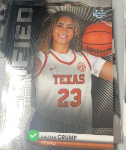 2025-26 Bowman Chrome #BV-12 Aaliyah Crump — front