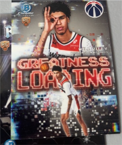 2025 Bowman Chrome #GL-21 Will Riley Greatness Loading — front