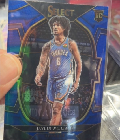 2022-23 Panini Select #99 Jaylin Williams Blue RC — front