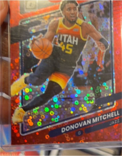 2021-22 Panini Donruss Optic #45 Donovan Mitchell — front
