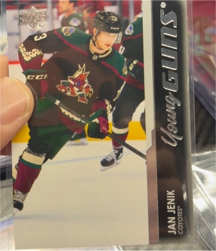2021-22 Upper Deck #463 Jan Jenik Young Guns — front