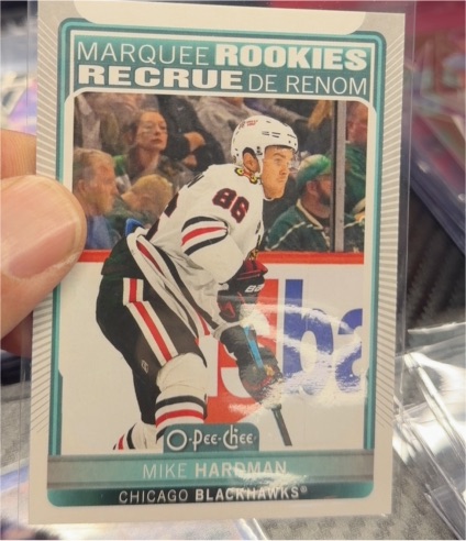 2021-22 O-Pee-Chee #639 Mike Hardman — front