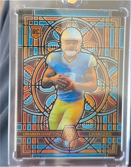 2025 Panini Mosaic #15 Omarion Hampton — front