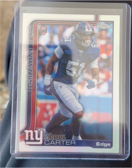2025 Topps Chrome #350 Abdul Carter — front