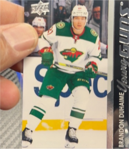 2021-22 Upper Deck Series 2 #474 Brandon Duhaime — front