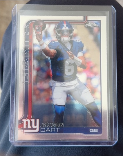 2025 Topps Chrome #306 Jaxson Dart — front