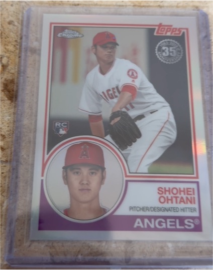 2018 Topps Chrome 1983 Topps Refractor #83T-6 Shohei Ohtani — front