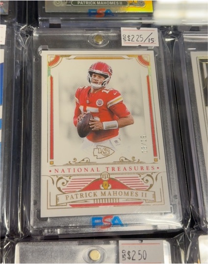 2025 Panini National Treasures #47 Patrick Mahomes II — front