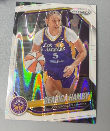 2025 Panini Prizm WNBA #39 Dearica Hamby — front
