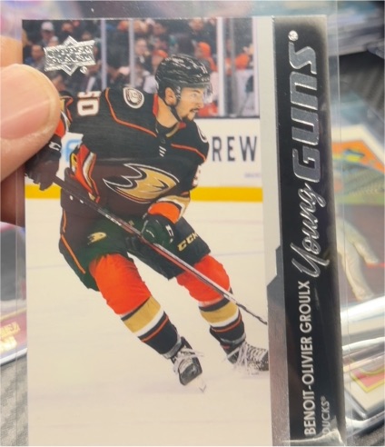 2021-22 Upper Deck Series 2 Young Guns #478 Benoit-Olivier Groulx — front
