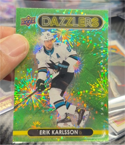 2021-22 Upper Deck Series 2 Dazzlers #DZ-87 Erik Karlsson — front