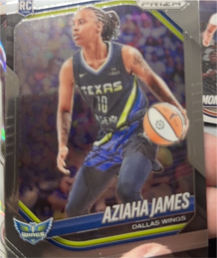 2025 Panini Prizm WNBA #83 Aziaha James — front