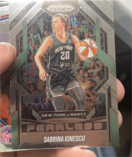 2025 Panini Prizm WNBA #1 Sabrina Ionescu Fearless — front