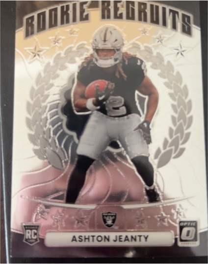 2025 Panini Donruss Optic #4 Ashton Jeanty Rookie Recruits — front