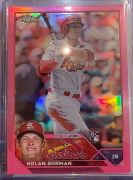 2023 Topps Chrome #192 Nolan Gorman — front
