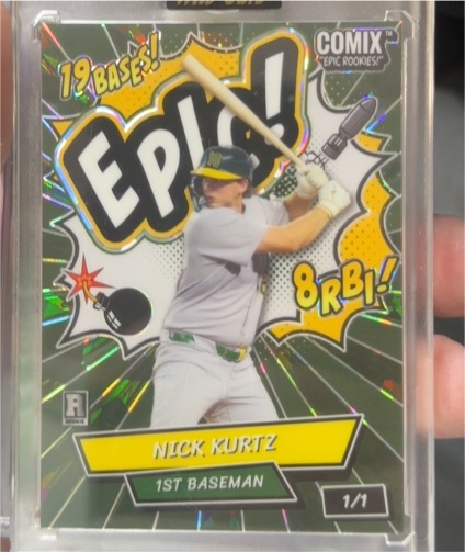 2025 Wild Card Comix Epic Rookies #ACERE3-NK1 Nick Kurtz — front