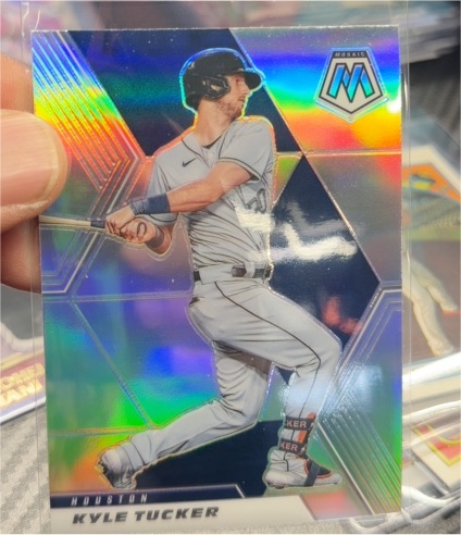 2021 Panini Mosaic Silver Prizm #84 Kyle Tucker — front