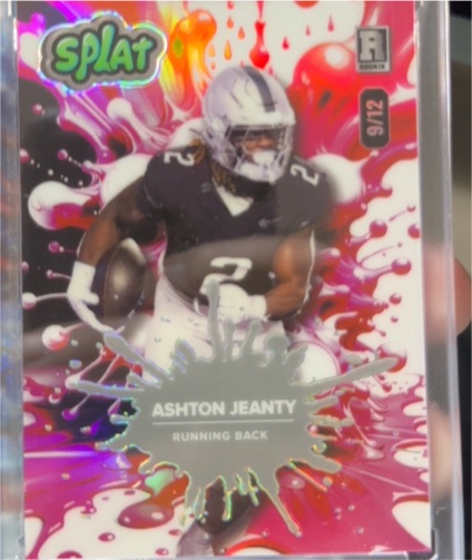 2025 Wildcard Splat #9/12 Ashton Jeanty — front