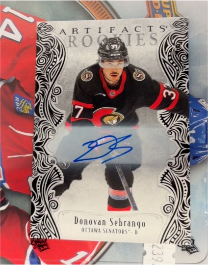 2025-26 Upper Deck Artifacts Rookies #179 Donovan Sebrango — front