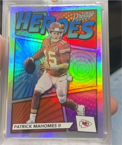 2022 Panini Prestige Heroes #H-4 Patrick Mahomes II — front