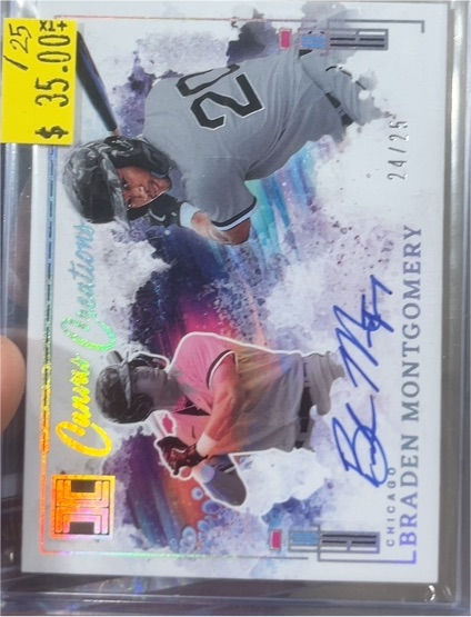 2025 Panini Impeccable #24/25 Braden Montgomery — front