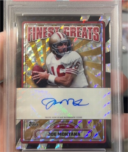 2024 Topps Finest #148 Joe Montana — front