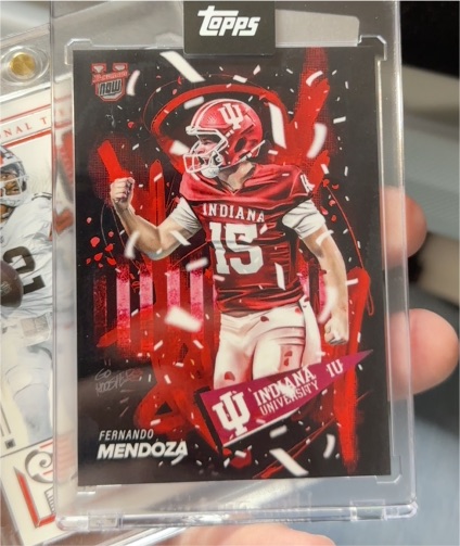 2026 Topps Now #CSFM-A Fernando Mendoza — front