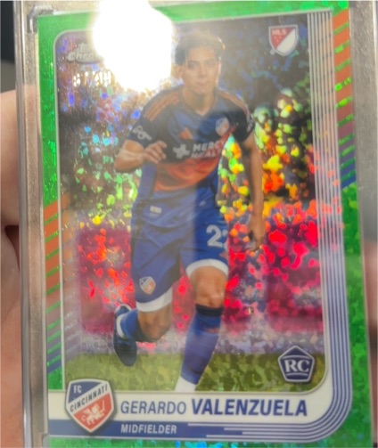 2025 Topps Chrome MLS #109 Gerardo Valenzuela — front