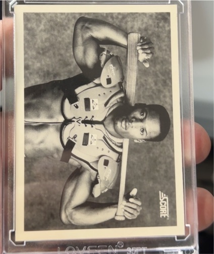 1990 Score #697 Bo Jackson — front