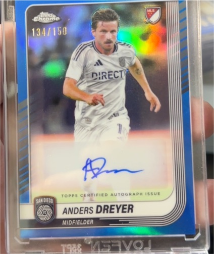 2025 Topps Chrome MLS #CA-AD Anders Dreyer — front