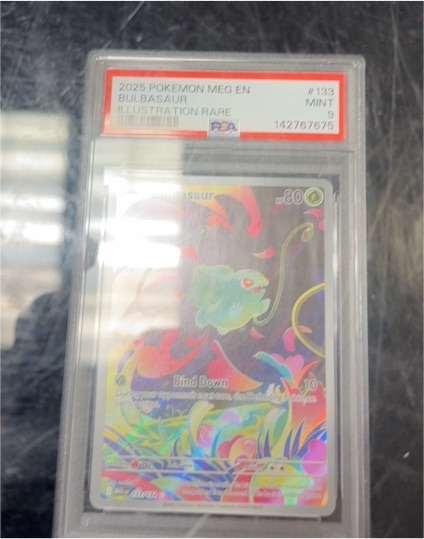 2025 Pokémon MEG EN #133 Bulbasaur Illustration Rare — front