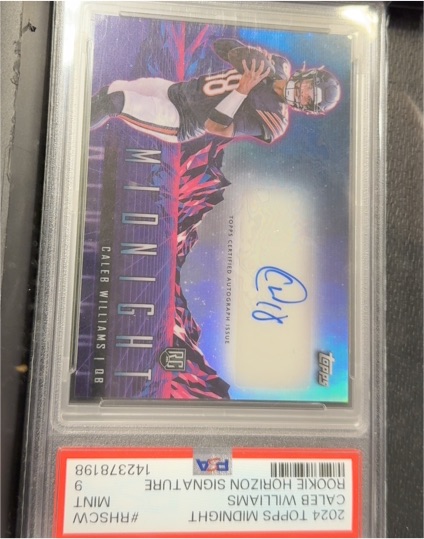 2024 Topps Midnight #RHS-CW Caleb Williams Rookie Horizon Signatures — front