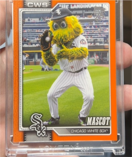 2026 Topps #M-3 Mascot (Southpaw) Chicago White Sox — front