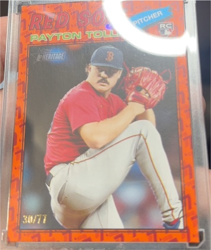 2026 Topps Heritage #386 Payton Tolle — front