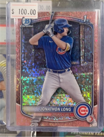 2025 Bowman Chrome #BCP-58 Jonathon Long — front